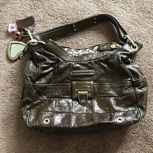 Brown leather Juicy Couture bag